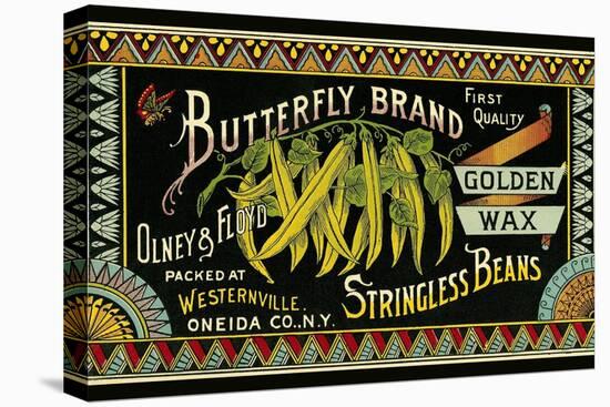 Butterfly Stringbeans Seed Packet-null-Stretched Canvas