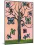Butterfly Tree-null-Mounted Art Print