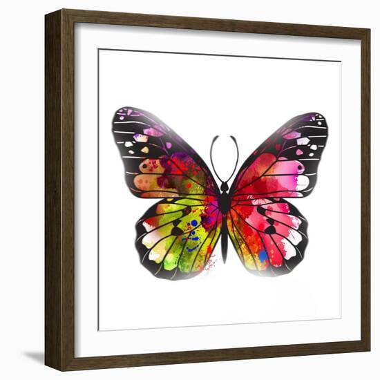 Butterfly Watercolor I-Jensen Adamsen-Framed Art Print