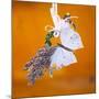 Butterfly with lavender as a jewellery-Alexander Georgiadis-Mounted Photographic Print