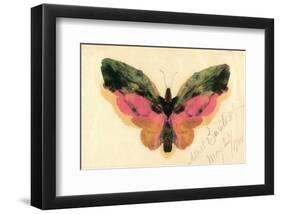 Butterfly-Albert Bierstadt-Framed Premium Giclee Print