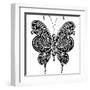 Butterfly-worksart-Framed Art Print