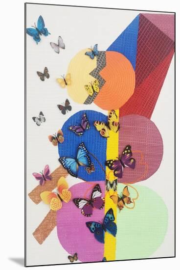 Butterfly-Maryse Pique-Mounted Giclee Print