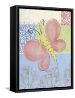 Butterfly-Elizabeth Jordan-Framed Stretched Canvas