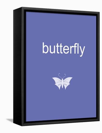 Butterfly-Jan Weiss-Framed Stretched Canvas