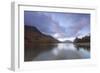 Buttermere at Dusk, Lake District National Park, Cumbria, England, United Kingdom, Europe-Ian Egner-Framed Photographic Print