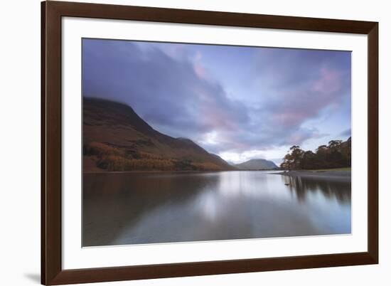 Buttermere at Dusk, Lake District National Park, Cumbria, England, United Kingdom, Europe-Ian Egner-Framed Photographic Print