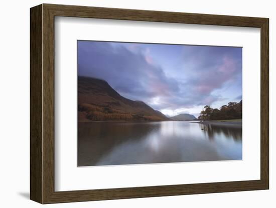 Buttermere at Dusk, Lake District National Park, Cumbria, England, United Kingdom, Europe-Ian Egner-Framed Photographic Print