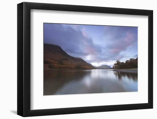 Buttermere at Dusk, Lake District National Park, Cumbria, England, United Kingdom, Europe-Ian Egner-Framed Photographic Print