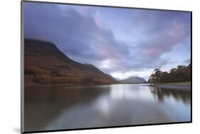 Buttermere at Dusk, Lake District National Park, Cumbria, England, United Kingdom, Europe-Ian Egner-Mounted Photographic Print