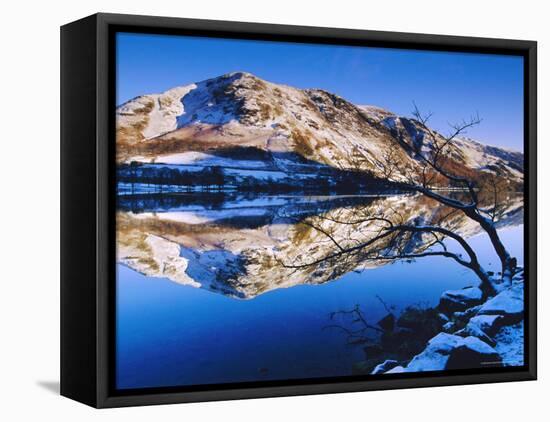 Buttermere in Winter, Lake District, Cumbria, England, UK-Neale Clarke-Framed Stretched Canvas