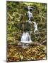 Buttermil Falls Autumn Scenic, New Jersey-George Oze-Mounted Photographic Print