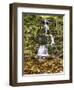 Buttermil Falls Autumn Scenic, New Jersey-George Oze-Framed Photographic Print