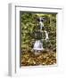 Buttermil Falls Autumn Scenic, New Jersey-George Oze-Framed Photographic Print