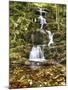 Buttermil Falls Autumn Scenic, New Jersey-George Oze-Mounted Premium Photographic Print