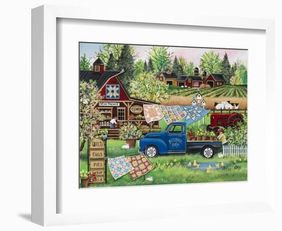 Buttermilk Farm Spring-Debbi Wetzel-Framed Giclee Print