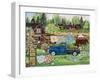 Buttermilk Farm Spring-Debbi Wetzel-Framed Giclee Print