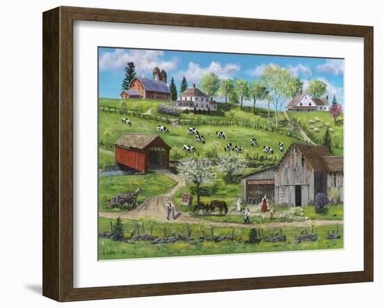 Buttermilk Farm-Bob Fair-Framed Giclee Print