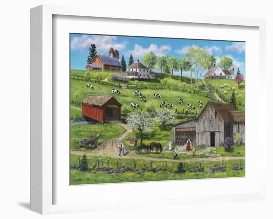 Buttermilk Farm-Bob Fair-Framed Giclee Print