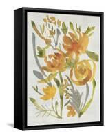 Butterscotch Bouquet II-Chariklia Zarris-Framed Stretched Canvas