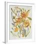 Butterscotch Bouquet II-Chariklia Zarris-Framed Art Print