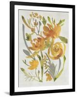 Butterscotch Bouquet II-Chariklia Zarris-Framed Art Print