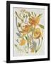 Butterscotch Bouquet II-Chariklia Zarris-Framed Art Print