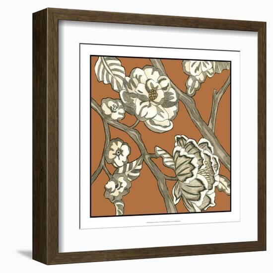 Butterscotch Chintz I-Chariklia Zarris-Framed Art Print