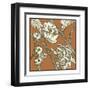 Butterscotch Chintz I-Chariklia Zarris-Framed Art Print