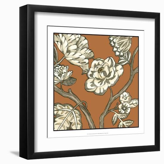 Butterscotch Chintz II-Chariklia Zarris-Framed Art Print