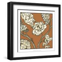 Butterscotch Chintz II-Chariklia Zarris-Framed Art Print