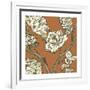 Butterscotch Chintz II-Chariklia Zarris-Framed Art Print