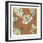 Butterscotch Chintz II-Chariklia Zarris-Framed Art Print