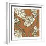 Butterscotch Chintz II-Chariklia Zarris-Framed Art Print