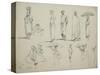 Butterworth: Group of Sketches of African Men and Women, 1851-Thomas Baines-Stretched Canvas