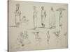 Butterworth: Group of Sketches of African Men and Women, 1851-Thomas Baines-Stretched Canvas