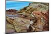 Buttes and rocks, White Domes Area, Valley of Fire State Park, Nevada, USA-Michel Hersen-Mounted Photographic Print