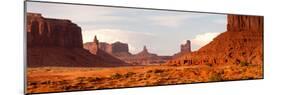 Buttes Rock Formations at Monument Valley, Utah-Arizona Border, USA-null-Mounted Photographic Print