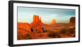 Buttes Rock Formations at Monument Valley, Utah-Arizona Border, USA-null-Framed Photographic Print