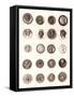 Button Collection-null-Framed Stretched Canvas