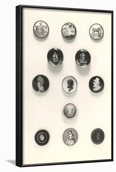 Button Collection-null-Framed Art Print