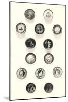 Button Collection-null-Mounted Art Print