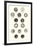 Button Collection-null-Framed Art Print