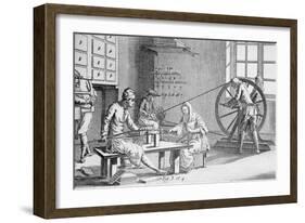 Button Making in France at Time of Louis XIV-null-Framed Giclee Print