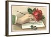 Button's Raven Gloss Shoe Dressing Trade Card-null-Framed Giclee Print