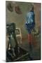 Button the boots-Christian Krohg-Mounted Giclee Print