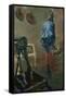 Button the boots-Christian Krohg-Framed Stretched Canvas