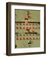 Buttons at an Old Abaonded Textile Mill-Sean Pavone-Framed Photographic Print