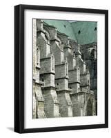 Buttresses on the South Front of the Cathedral, Chartres, France-Walter Rawlings-Framed Photographic Print