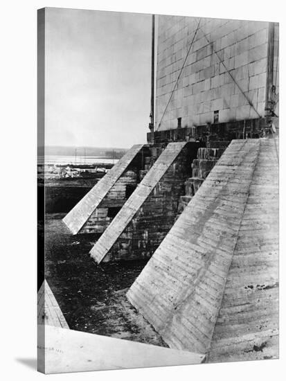 Buttresses under Foundation of the Washington Monument-null-Stretched Canvas